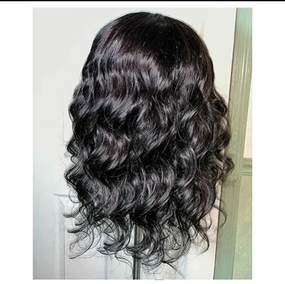 Short Bob Natural Wave Lace Front Wig